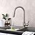 cheap Pullout Spray-Kitchen faucet - Single Handle One Hole Stainless Steel Pull-out / ­Pull-down / Tall / ­High Arc Vessel Contemporary / Art Deco / Retro / Modern Kitchen Taps