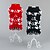 tanie Ubrania dla psów-Kot Psy Sweter Święta Zima Ubrania dla psów Czarny Czerwony Kostium Włókna akrylowe Pasek Codzienne XS S M L XL XXL
