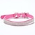 cheap Dog Collars, Harnesses &amp; Leashes-Cat Dog Collar Adjustable / Retractable Rhinestone Solid Colored PU Leather Black Red Blue Pink Rose