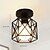 tanie Lampy sufitowe-1-lampka 14 cm (5,5 cala) mini oświetlenie do montażu wpuszczanego Wykończenia metalowe Malowane wykończenia Vintage 110-120 V / 220-240 V / E26 / E27
