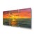 tanie Pejzaże-Hang-Malowane obraz olejny Ręcznie malowane - Krajobraz Martwa natura Nowoczesny Fason europejski Naciągnięte płótka / Trzy panele
