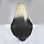 abordables Pelucas del cordón sintéticas-Peluca Lace Front Sintéticas Recto Rubio Pelo sintético Rubio Peluca Encaje Frontal Negro / Honey Blonde