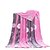 お買い得  ブランケット＆毛布-bedtoppingsはフランネルサンゴフリースクイーンサイズ200x230cmピンクの花ストライププリントが210gsm毛布