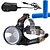 זול אורות חוץ-פנסי ראש LED - Emitters 3 מצב תאורה עם מטען נטענת Spottivalo קל במיוחד מחנאות / צעידות / טיולי מערות שימוש יומיומי רכיבה על אופניים