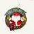 abordables Decoraciones navideñas-caída de la Navidad de agujas de pino flor anillo de aro 22 * ​​22 * ​​4 al azar