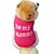 baratos Roupa para Cães-Gato Cachorro Camiseta Colete Roupas de cachorro Carta e Número Fashion Aniversário Férias Casual A prova de Vento Aniversário Inverno Roupas para Cães Roupas de cachorro Roupas de cachorro Preto Rosa