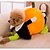 abordables Vêtements pour chiens-Chien Costume Combinaison-pantalon Vêtements pour Chien Potiron Orange Tissu Costume Pour Printemps &amp; Automne Hiver Homme Femme Cosplay Halloween