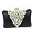 cheap Clutches &amp; Evening Bags-Women&#039;s Beading / Pearl / Imitation Pearl leatherette Evening Bag Solid Colored Black / Golden / Purple
