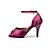cheap Latin Shoes-Women&#039;s Latin Shoes / Salsa Shoes Satin Buckle Sandal / Heel Rhinestone / Buckle Customized Heel Customizable Dance Shoes Black / Purple / Pink / Indoor / Performance