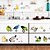 billige Veggklistremerker-Dekorative Mur Klistermærker - Animal Wall Stickers Dyr / Mote / fritid Stue / Soverom / Leserom / Kontor / Kan fjernes