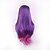 ieftine Peruci Costum-Peruci Sintetice Peruci de Costum Drept Drept Perucă Ombre  Violet Păr Sintetic Pentru femei Păr Ombre Ombre