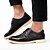 זול נעלי אוקספורד לגברים-בגדי ריקוד גברים נעליים עור חורף סתיו נעליים פורמלית נעלי בולוק נעלי אוקספורד שרוכים ל קזו&#039;אל שחור חום כהה