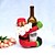 baratos Decorações de Natal-1pç Santa Bolsas de Vinho, Decorações de férias Festa Jardim Decoração do casamento 16*5*5 cm