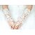 cheap Party Gloves-Cotton Elbow Length Glove Bridal Gloves Classical Feminine Style