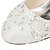 cheap Wedding Shoes-Women&#039;s Heels Wedding Dress Party &amp; Evening Crystal Pearl Chunky Heel Round Toe Elastic Fabric White Ivory