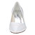 abordables Chaussures de mariée-Femme Chaussures à Talons Mariage Habillé Soirée &amp; Evénement Talon Bottier Bout rond Tissu élastique Argent Noir Blanche