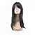 cheap Human Hair Wigs-dark black invisible deep lace l part human hair straight 20inch human hair lace front wigs