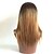 cheap Human Hair Wigs-Human Hair Glueless Lace Front Lace Front Wig style Brazilian Hair Loose Wave Wig 130% Density with Baby Hair Ombre Hair Natural Hairline African American Wig 100% Hand Tied Women&#039;s Short Medium