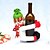 billige Julepynt-1pc Julenissen Vinposer, Feriedekorasjoner Parti Hage Bryllup dekorasjon 16*5*5 cm