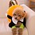 cheap Dog Clothes-Dog Costume Jumpsuit Dog Clothes Pumpkin Orange Fabric Costume For Spring &amp;  Fall Winter Men&#039;s Women&#039;s Cosplay Halloween