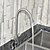 economico Rubinetti per lavello-Rubinetto da cucina - Due manopole Un foro Acciaio INOX Miscelatore canna bassa / Canna alta Lavabo Moderno Kitchen Taps