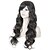 cheap Synthetic Trendy Wigs-Synthetic Wig Wavy Wavy With Bangs Wig Dark Brown Synthetic Hair Women&#039;s AISI HAIR