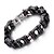 cheap Men&#039;s Bracelets-Men&#039;s Chain Bracelet Fashion Initial Stainless Steel Bracelet Jewelry Black For Christmas Gifts Party Anniversary Birthday Congratulations Gift