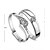 cheap Rings-Men&#039;s Women&#039;s Couple&#039;s Couple Rings Sterling Silver Imitation Diamond Heart Love Adjustable Open Ring Jewelry Silver For Wedding Party Daily Casual One Size