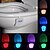 abordables Lámparas de noche para interior-YouOKLight 1pc LOVE Luz de baño Pilas AA alimentadas Color variable / Control de luz &lt;5 V Luz LED