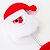 abordables Decoraciones navideñas-1 pc esponja santa claus diseño aro para el cabello adorno de fiesta de navidad