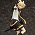 billige Anime actionfigurer-Anime Action Figurer Inspirert av Cosplay Kagamine Len PVC 22 cm CM Modell Leker Dukke