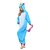 economico Pigiami Kigurumi-Per adulto Pigiama Kigurumi Unicorno Pony Animali Pigiama a pagliaccetto Pile Cosplay Per Uomini e donne Halloween Pigiama a fantasia animaletto cartone animato Feste / vacanze costumi