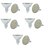 baratos Lâmpadas-10pçs 3 W Lâmpadas de Foco de LED 280 lm GU5.3(MR16) MR16 60 Contas LED SMD 3528 Regulável Decorativa Branco Quente Branco Frio 12 V / 10 pçs / RoHs