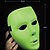 baratos Acessórios para Festa do Halloween-máscara de Halloween Wuke Ghost Dance luminosa máscara branca da dança dança da máscara Wuke máscara de hip-hop