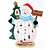 voordelige Kerstdecoraties-xmas decoratie houten geschenk tafel kerst sneeuwpop met versiering voor x&#039;mas kerstmis sneeuwman artikelen voor stoffering
