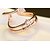 cheap Rings-Women&#039;s Band Ring Knuckle Ring wrap ring Crystal Golden Silver Rose Gold Sterling Silver Ladies Unusual Unique Design Wedding Party Jewelry Crossover Heart Adjustable Adorable Multi-ways Wear