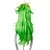 abordables Pelucas para disfraz-Pelucas sintéticas Pelucas de Broma Recto Corte Recto Peluca Larga Muy largo Verde Pelo sintético Mujer Verde