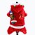 preiswerte Hundekleidung-Katze Hund Kostüme Kapuzenshirts Winter Hundekleidung Rot Kostüm Polar-Fleece Solide Weihnachten S M L XL XXL