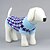 preiswerte Hundekleidung-Katze Hund Pullover Geometrisch Urlaub Lässig / Alltäglich Winter Hundekleidung Blau Rosa Grün Kostüm Acrylfasern Baumwolle XS S M L XL XXL