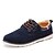 cheap Men&#039;s Oxfords-Men&#039;s Suede Shoes Spring / Fall Fashion Boots Casual Outdoor Office &amp; Career Sneakers Walking Shoes Nubuck leather Black / Blue / Brown / Split Joint