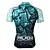 cheap Women&#039;s Cycling Clothing-ILPALADINO Men&#039;s Short Sleeve Cycling Jersey Polyester Blue Geometic Bike Jersey Top Mountain Bike MTB Road Bike Cycling Breathable Quick Dry Ultraviolet Resistant Sports Clothing Apparel / Stretchy