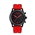 cheap Dress Classic Watches-SINOBI Men&#039;s Sport Watch Wrist Watch Quartz Silicone Blue 30 m Water Resistant / Waterproof Sport Watch Analog Charm Classic - Red Blue
