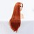 halpa Synteettiset peruukit pitsillä-Synteettiset pitsireunan peruukit Suora Suora Silkkinen suora Lace Front Peruukki Pitkä Kullanruskea Synteettiset hiukset 18-26 inch Naisten Luonnollinen hiusviiva Keskijakaus Punainen