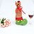 baratos Decorações de Natal-2pcs garrafa de vinho abrange conjuntos natal partido roupa de Papai Noel tampa para garrafas presente do xmas decoração ano novo vermelho