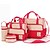 preiswerte Taschensets-Damen Taschen Ganzjährig Nylon Bag Set mit für Normal Rot Blau Rosa Hellblau Khaki