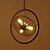voordelige Eilandlichten-3-Light Ministijl Plafond Lichten &amp; hangers Metaal Geschilderde afwerkingen Retro 110-120V / 220-240V