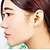 cheap Earrings-Women&#039;s Crystal Stud Earrings Drop Earrings Dangle Earrings Leaf Ladies Simple Style Double-layer Earrings Jewelry Silver / Gold / Black For Casual Daily Sports 1pc