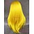 halpa Ensiluokkaiset synteettiset peruukit pitsillä-Synteettiset peruukit Suora Suora Lace Front Peruukki Vaaleahiuksisuus Keltainen Synteettiset hiukset Naisten Vaaleahiuksisuus
