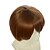 halpa Räätälöidyt peruukit-Cosplay-peruukit Synteettiset peruukit Pilailuperuukit Suora Suora Peruukki Lyhyt Medium Auburn Synteettiset hiukset Naisten Ruskea