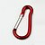 cheap Camping Tools, Carabiners &amp; Ropes-Carabiners 4mm Aluminum Metal Camping / Hiking Climbing Outdoor 0.4 cm 1 pcs Black Red Blue Green Silver